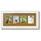 ArtToFrames Collage Photo Picture Frame with 4 - 2.5x3.5 inch Openings, Framed in White with Over 62 Mat Color Options and Regular Glass (CSM-3966-20)